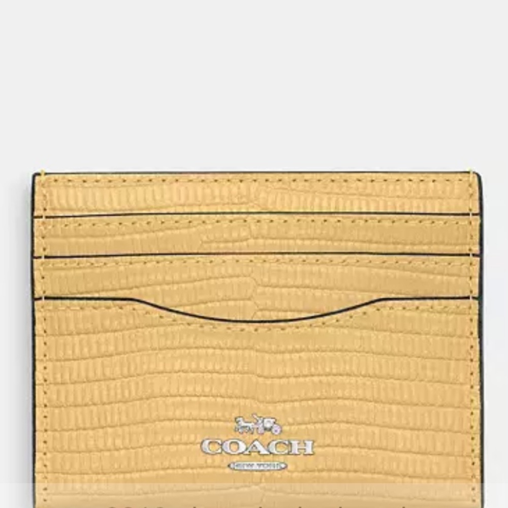 Coach Slim Id Card Case nwt in packaging